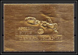 310b Davaar Scotland Apollo 1 P Soyuz (soyouz Sojus) Timbres OR Gold Stamps Géant Large - Scotland