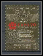 277 Yemen Royaume (kingdom) N°978 A OR Gold Stamps Exposition Philatélique ( Philatelic Exhibition) 70 OSAKA - Yemen