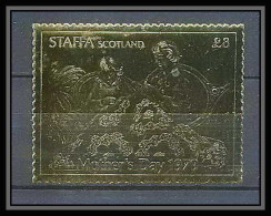 241 Staffa Scotland OR Gold Stamps 8£ Fête Des Mères MOTHER'S DAY 1979 - Scotland