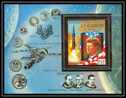 140 Guinée équatoriale Guinea Bloc N°85 OR Gold Stamps Kennedy SKYLAB 1 Espace Space - Afrika