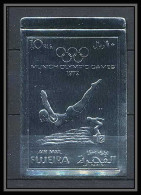 039 Fujeira N°1282 Jeux Olympiques Olympic Games 1972 Munich Argent Silver Non Dentelé Plongeon Diving - Ete 1972: Munich