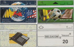 4 PHONE CARDS BELGIO LG  (CZ2790 - Collections