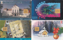 4 PHONE CARDS UNGHERIA  (CZ2770 - Hungary
