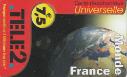 PREPAID PHONE CARD FRANCIA  (CZ2610 - Autres & Non Classés