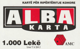 PREPAID PHONE CARD ALBANIA  (CZ2513 - Albanie