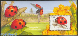 Ireland 2003 Beetles S/s, Mint NH, Nature - Animals (others & Mixed) - Flowers & Plants - Insects - Neufs