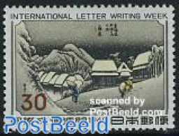 Japan 1960 International Letter Week 1v, Mint NH, Post - Neufs