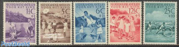 Netherlands Antilles 1951 Child Welfare 5v, Unused (hinged), Sport - Various - Kiting - Toys & Children's Games - Autres & Non Classés