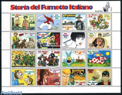 San Marino 1997 Italian Comics 16v M/s, Mint NH, Art - Comics (except Disney) - Neufs