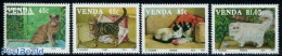 South Africa, Venda 1993 Cats 4v, Mint NH, Nature - Cats - Venda