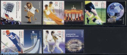 Germany, Federal Republic 2005 Sports 5v, Mint NH, Sport - Fencing - Football - Gymnastics - Skiing - Sport (other And.. - Unused Stamps