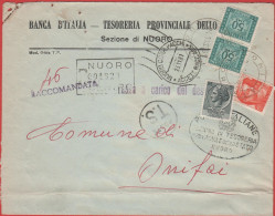 ITALIA - Storia Postale Repubblica - 1961 - 2x 50 Segnatasse + 5 Siracurana E 10 Michelangiolesca Usati Come Segnatasse - 1961-70: Marcophilie
