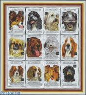 Saint Vincent 1994 Year Of The Dog 12v M/s, Mint NH, Nature - Various - Dogs - New Year - Nieuwjaar