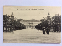 NANCY (54) : La Place Et Le Palais Du Gouvernement - Gedovius - 1911 - Nancy