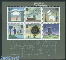 Great Britain 2007 World Of Inventions S/s, Mint NH, Performance Art - Science - Transport - Various - Radio And Telev.. - Unused Stamps
