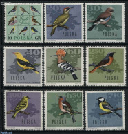 Poland 1966 Forest Birds 9v, Mint NH, Nature - Birds - Unused Stamps