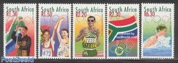 South Africa 2000 Olympic Games Sydney 5v, Mint NH, Sport - Olympic Games - Swimming - Neufs