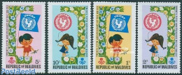 Maldives 1971 UNICEF 4v, Mint NH, History - Various - Unicef - Toys & Children's Games - Maldives (1965-...)