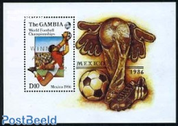 Gambia 1986 Football Winners S/s, Mint NH, Sport - Football - Gambie (...-1964)