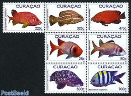 Curaçao 2012 Fish 7v, Mint NH, Nature - Fish - Fishes