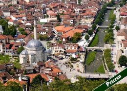 Kosovo Prizren Aerial View Mosque New Postcard - Kosovo