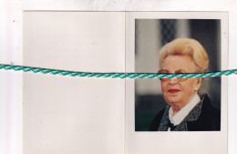 Olga De Jonghe-Arbijn, Kruibeke 1912, Temse 2001. Foto - Décès