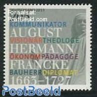Germany, Federal Republic 2013 August Hermann Francke 1v, Mint NH - Unused Stamps