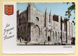 84. AVIGNON – Le Palais Des Papes – Blason – Les Joyaux De France – CPSM (animée) (voir Scan Recto/verso) - Avignon (Palais & Pont)