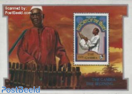 Gambia 1992 String Drum S/s, Mint NH, Performance Art - Music - Musique