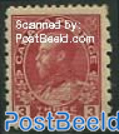 Canada 1922 3c, Perf. 12:8, Stamp Out Of Set, Mint NH - Neufs
