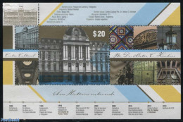 Argentina 2015 Postal Palace Buenos Aires S/s, Mint NH, Post - Art - Architecture - Stained Glass And Windows - Unused Stamps