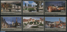 United Nations, Geneva 2016 World Heritage Czech Republic 6v (from Booklet), Mint NH, History - Nature - Religion - Un.. - Churches & Cathedrals