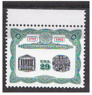 H1818 - ETATS UNIS USA Yv N°2016 ** BOURSE DE NEW YORK - Unused Stamps