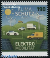 Germany, Federal Republic 2016 Electro Mobility 1v, Mint NH, Nature - Science - Transport - Environment - Energy - Aut.. - Unused Stamps
