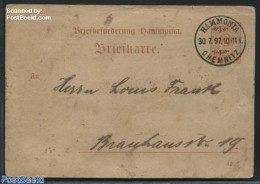 Germany, Empire 1897 Postcard Local Post Hammonia Chemnitz, Postal History - Brieven En Documenten