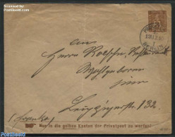 Germany, Empire 1895 Envelope Berliner Privatpost, Postal History - Brieven En Documenten