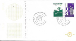 NETHERLANDS. FDC. ERASMUS UNIVERSITY ROTTERDAM AND CONCERTGEBOUW CONCERT HALL. 1988 - FDC