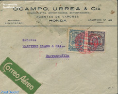 Colombia 1926 Envelope To Barranquilla, Postal History - Colombie