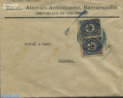 Colombia 1929 Envelope From Colombia To Curacoa, Postal History - Colombie