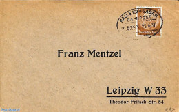 Germany, Empire 1937 Railway Post To Leipzig (Halle-Sagan Traject), Postal History, Transport - Railways - Covers & Documents