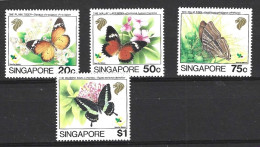 SINGAPOUR. N°676-9 De 1993. Papillons. - Papillons