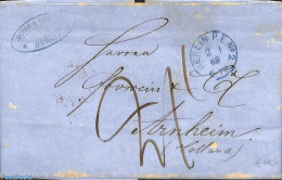 Germany, Empire 1868 Folding Letter From Berlin To Arnhem (NL), Postal History - Other & Unclassified
