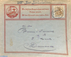 Germany, Empire 1911 Cover, Sent To Darmstadt, Postal History, Transport - Ships And Boats - Brieven En Documenten