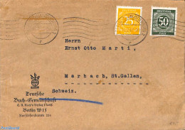 Germany, Empire 1947 Letter From Berlin To Switzerland, Postal History - Other & Unclassified