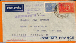 Brazil 1934 Airmail Letter To France, Postal History - Covers & Documents