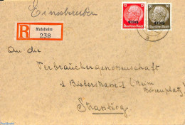France 1940 Registered Letter From MOLSHEIM To Strassbourg, Postal History - Covers & Documents