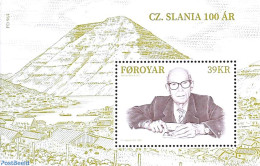 Faroe Islands 2021 Czeslaw Slania S/s, Mint NH, Various - Joint Issues - Art - Printing - Joint Issues
