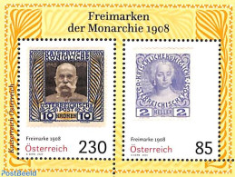 Austria 2022 Stamp Of 1908 S/s, Mint NH, Stamps On Stamps - Neufs