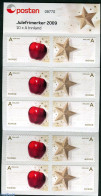 Norway 2009 Christmas Foil Booklet, Mint NH, Nature - Religion - Fruit - Christmas - Unused Stamps