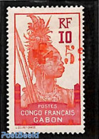 Gabon 1915 10c+5c, Congo Francais, Stamp Out Of Set, Unused (hinged), Health - Red Cross - Neufs
